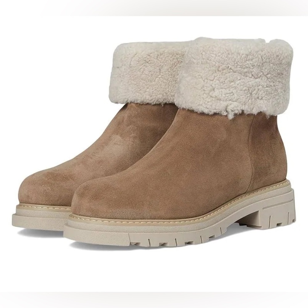 La Canadienne Waterproof Women’s Genuine Shearling Cuff Dwayne Boots ~ Size 8.5